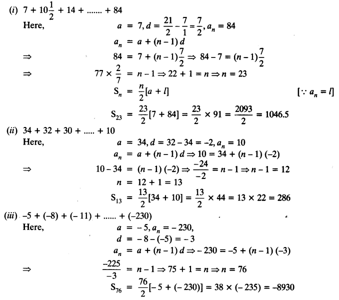 Arithmetic Progressions Maths class 10 NCERT Solutions ...